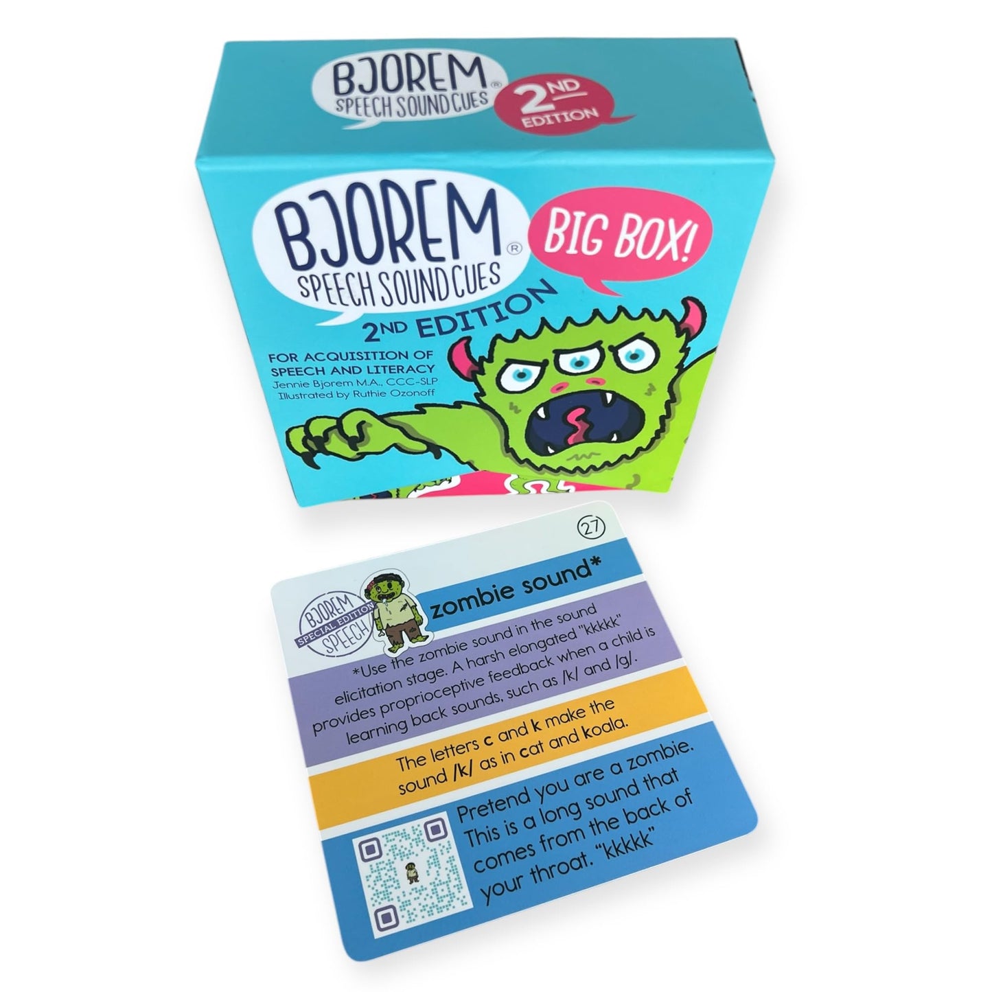 Bjorem Speech 2nd Edition Big Box of Sound Cues – Phonetic Cards for Therapy & Early Literacy