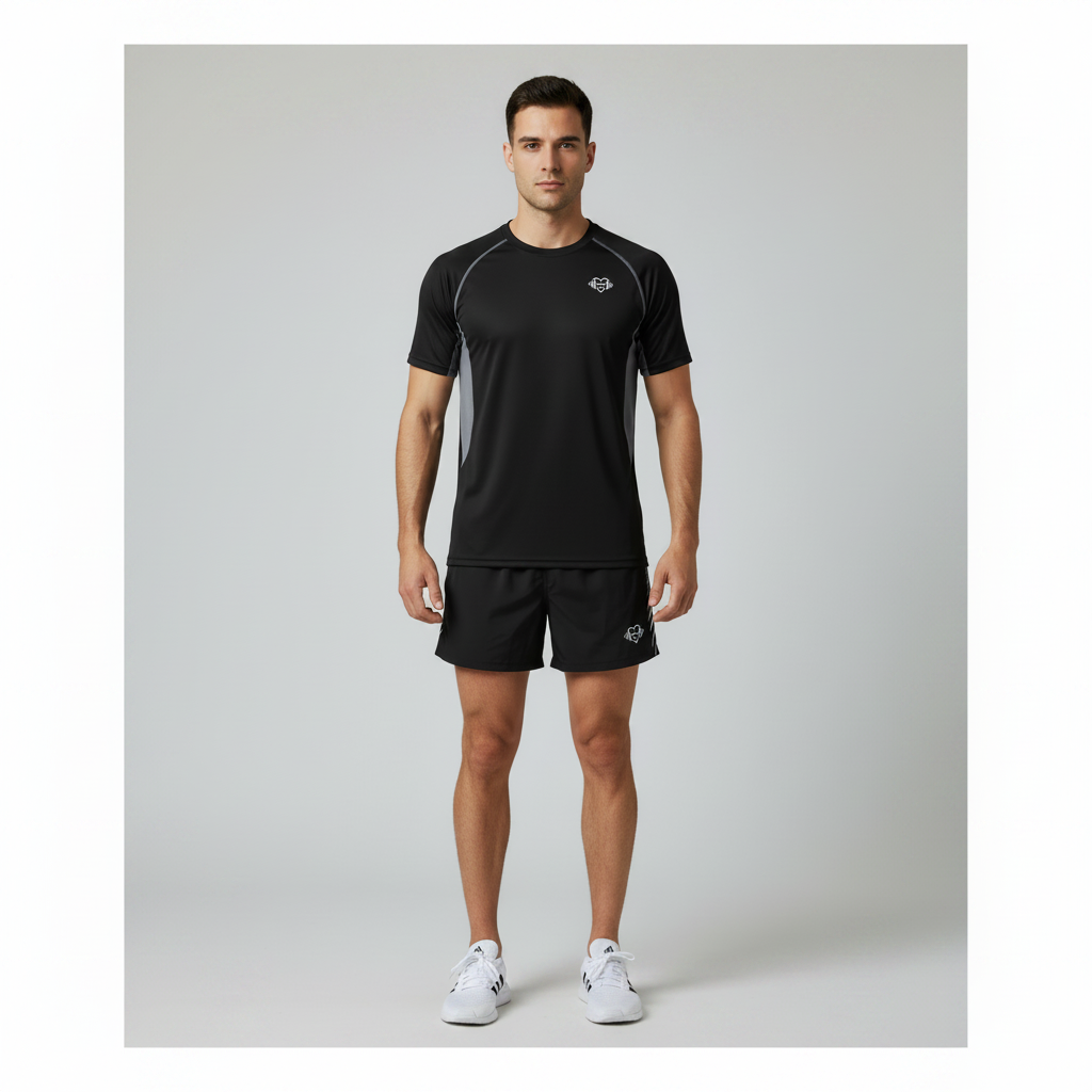 Raglan Panel Compression Training T-Shirt