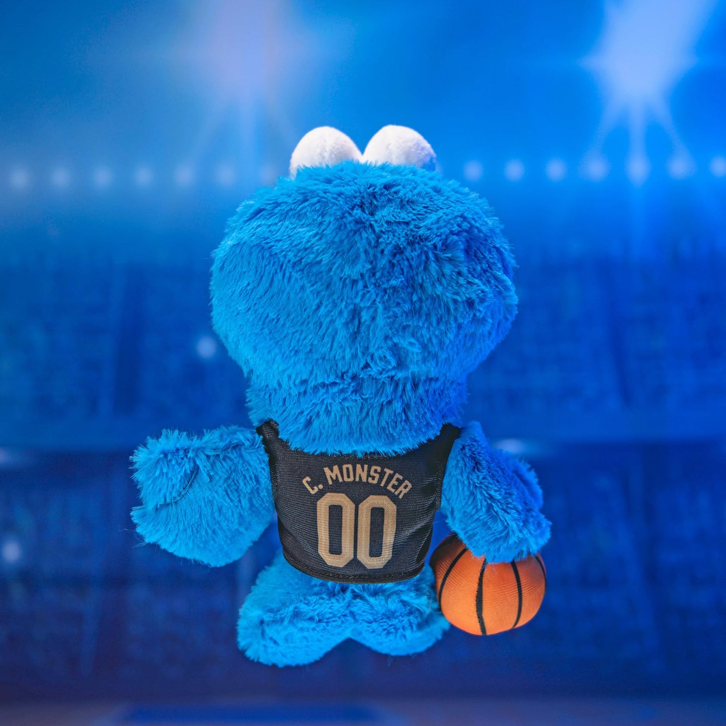 Bleacher Creatures 8-Inch Cookie Monster Plush – Cavaliers x Sesame Street, Officially Licensed