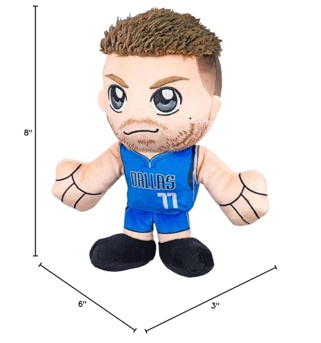 Bleacher Creatures Luka Doncic 8-Inch Dallas Mavericks Plush – Kuricha Sitting Chibi NBA Superstar