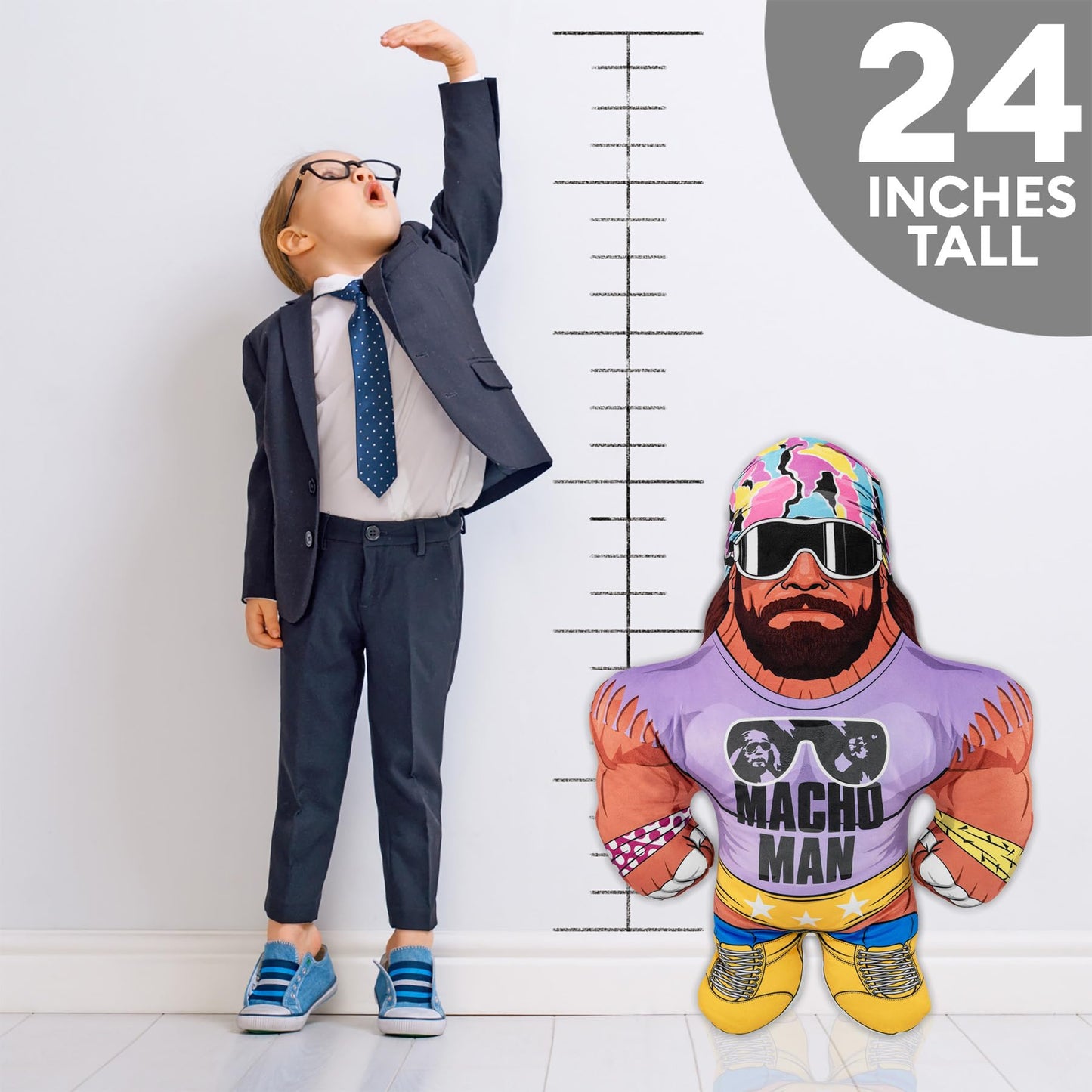Bleacher Creatures Macho Man Randy Savage 24-In Bleacher Buddy Plush – Official WWE Collectible