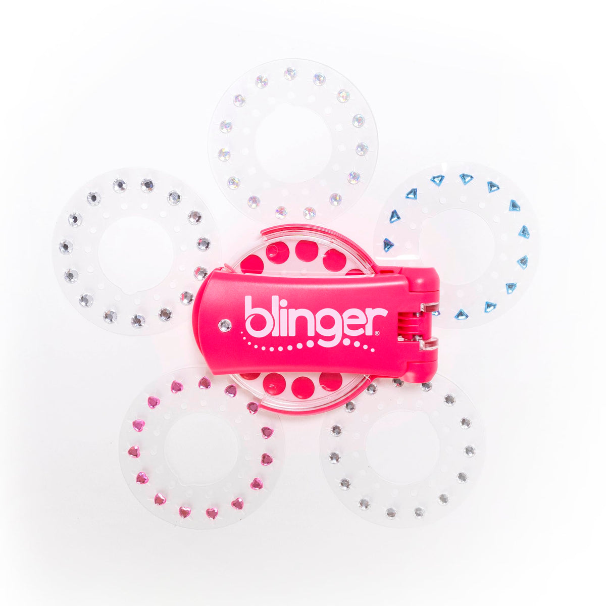 blinger Diamond Starter Set - Dreams | as seen on Shark Tank | 75 Rhinestone Gems | Hair Bling Tool