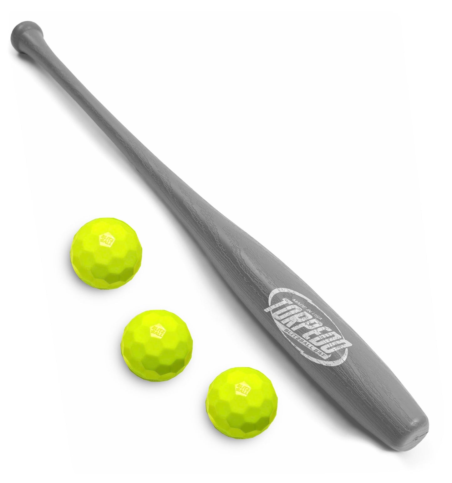 BLITZBALL Torpedo Set – 3 Blitzballs + Torpedo Bat | Made in USA