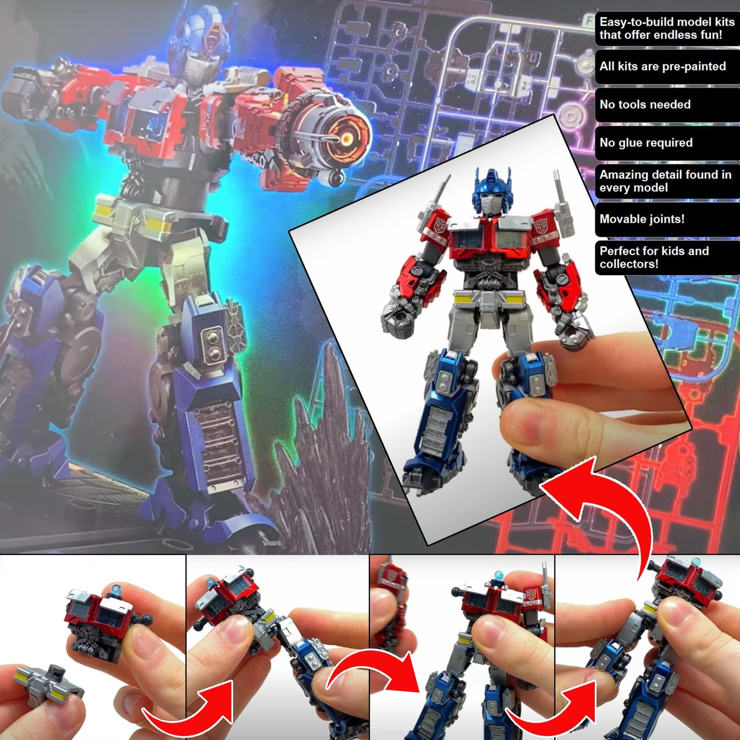 BLOKEES Transformers Action Edition 03 Soundwave – Premium Collectible Figure
