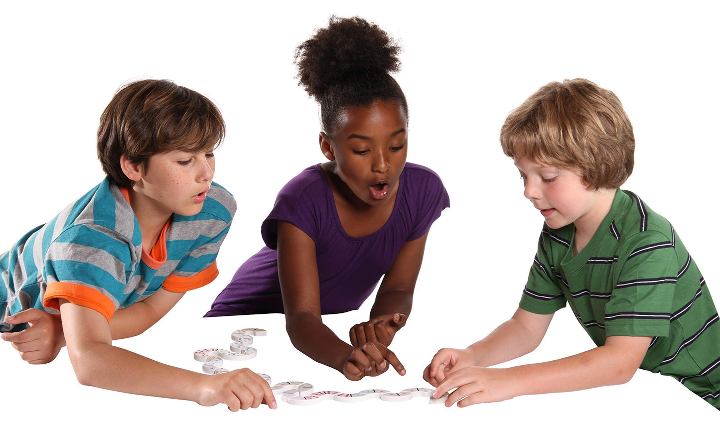 Blue Orange Bendomino – Curve Dominoes Strategy Game for 2–4 Players (Ages 6–99)