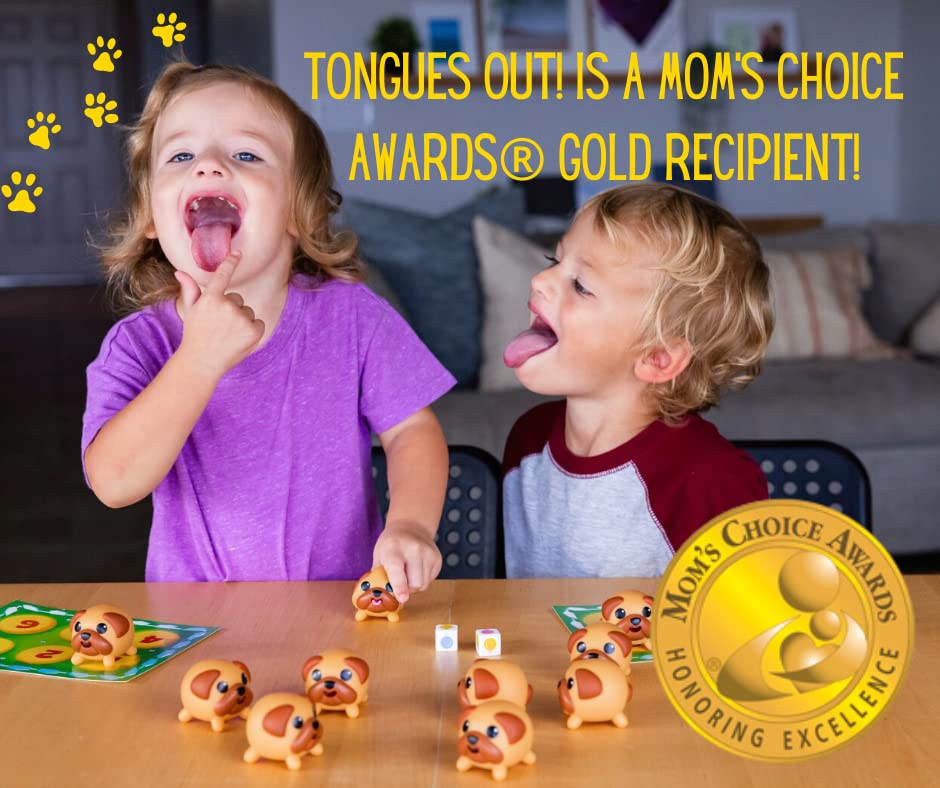 Tongues Out! The Squishy Memory Color Matching Game by Blue Orange Games – 2-4 Players, Ages 4+