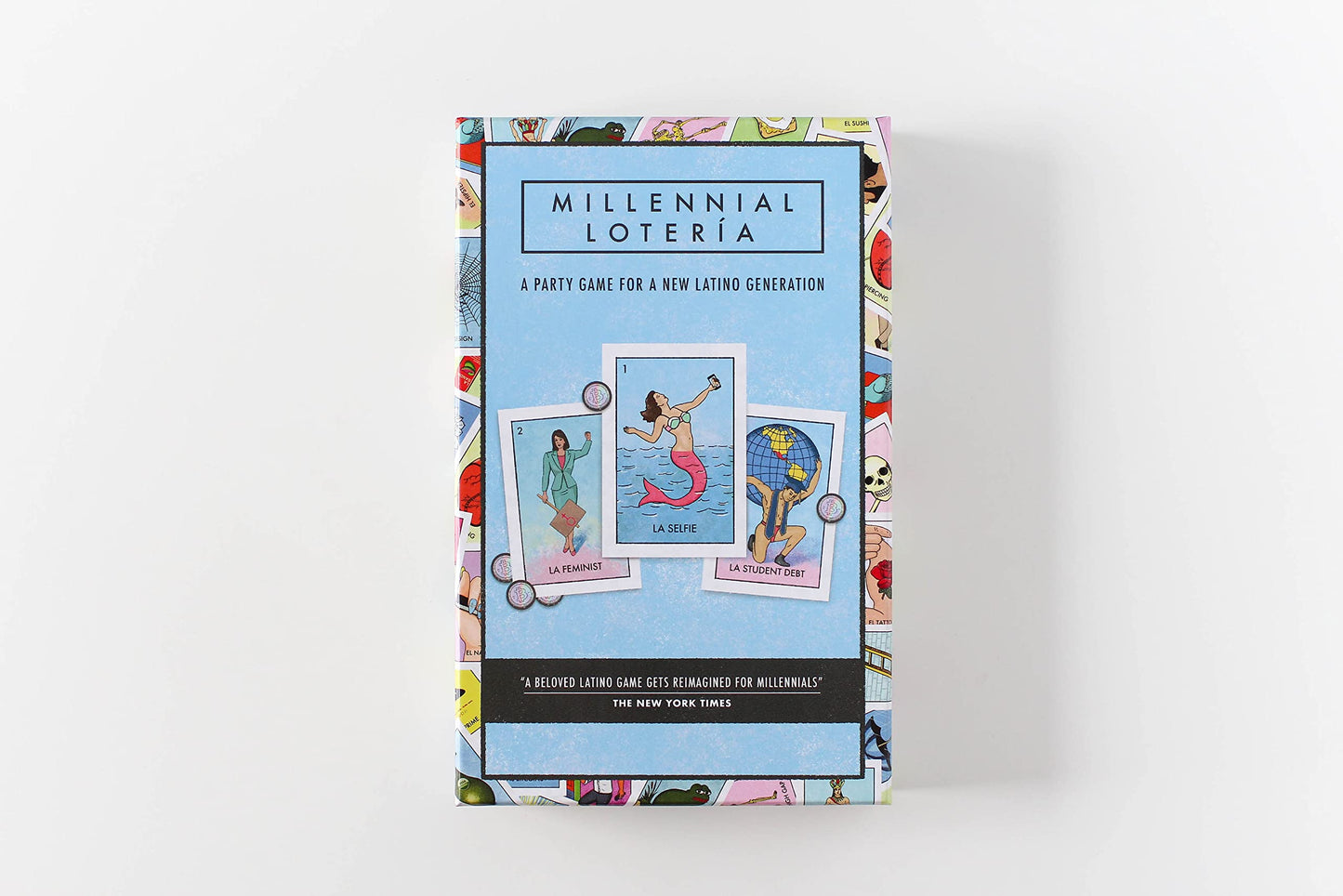 Blue Star Press Millennial Lotería Game: Family Fiesta Edition – Mexican Bingo Parody