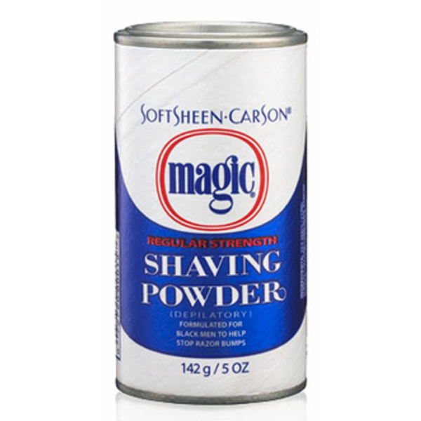 Softsheen-Carson Magic Shave Regular Strength Shaving Powder Blue: Smooth, Bump-Free Shave for Men 142g