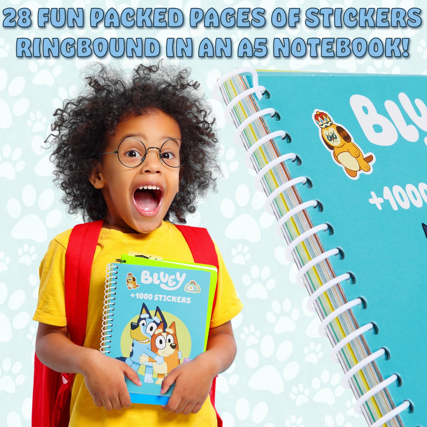 Bluey Sticker Book for Kids | 28 Sticker Sheets & 1000+ Stickers