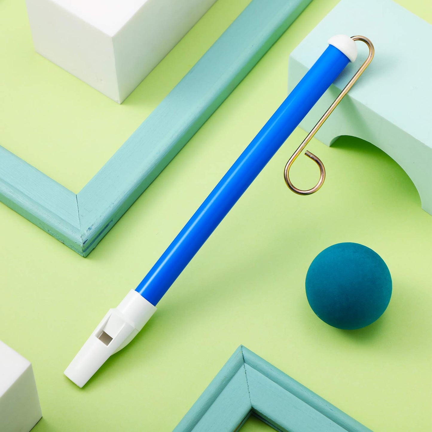 Boao 2-Piece Slide Whistle Blue Extendable Educational Party Favors