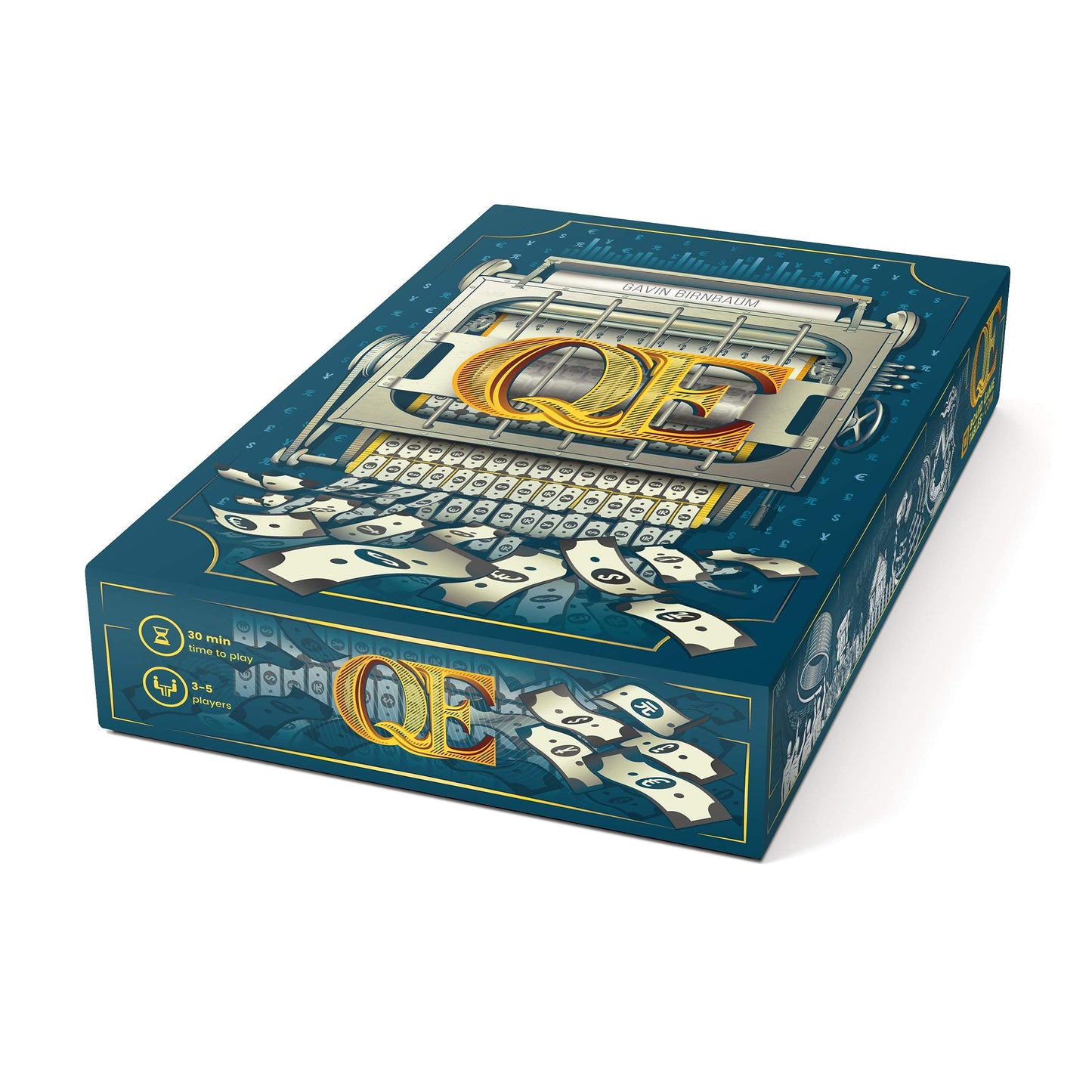 Allplay QE Board Game by BOARD GAME TABLES.COM | Economic Auction Bidding for 3-5 Players