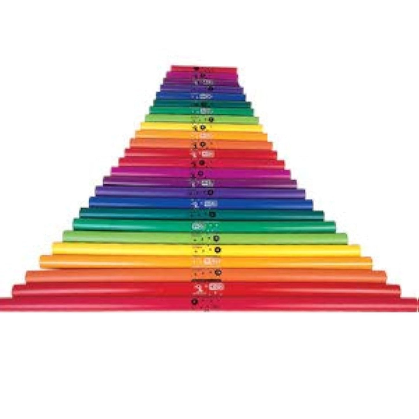 Boomwhackers 32-Piece Full Spectrum Set — Color-Coded Classroom Percussion Tubes