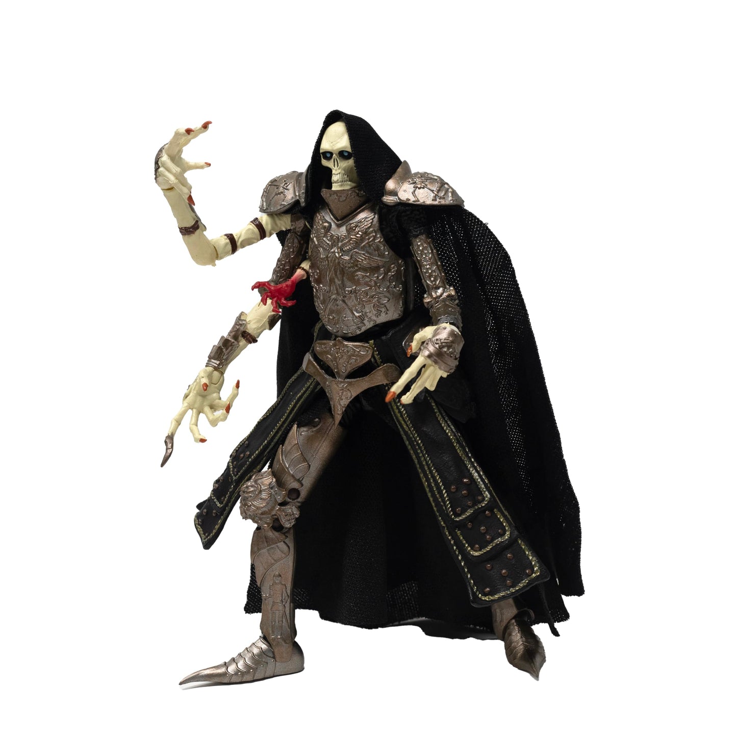 Boss Fight Studio Court of The Dead Demithyle 4-inch Action Figure – Highly Articulate Collectible with Scythe, Alternate Hands, Soft Goods Cape