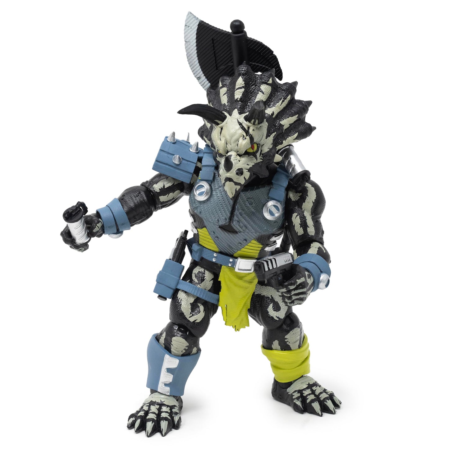 Boss Fight Studio Saurozoic Warrior Triax Skiver – Night Lands Deco, 6-Inch Articulated Dinosaur Hero