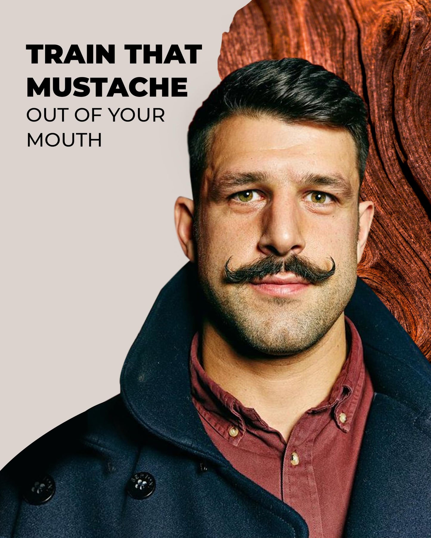 Bossman MUDstache Unscented Mustache Wax for Men (2 oz) – 2 Pack, Strong 24-Hour Hold, Non-Tacky & Easy to Apply