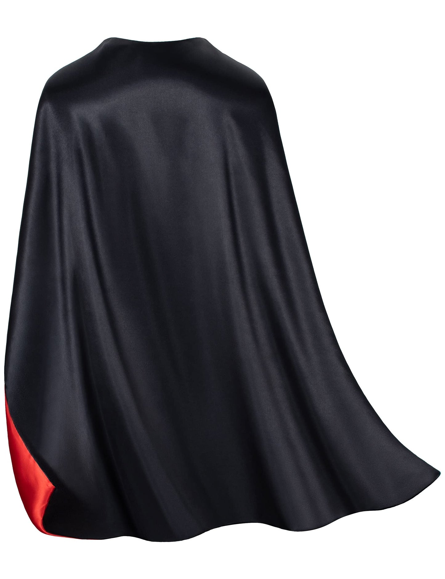 Bosvin Kids Double-Sided Black Superhero Cape & Mask | Dress-Up & Parties
