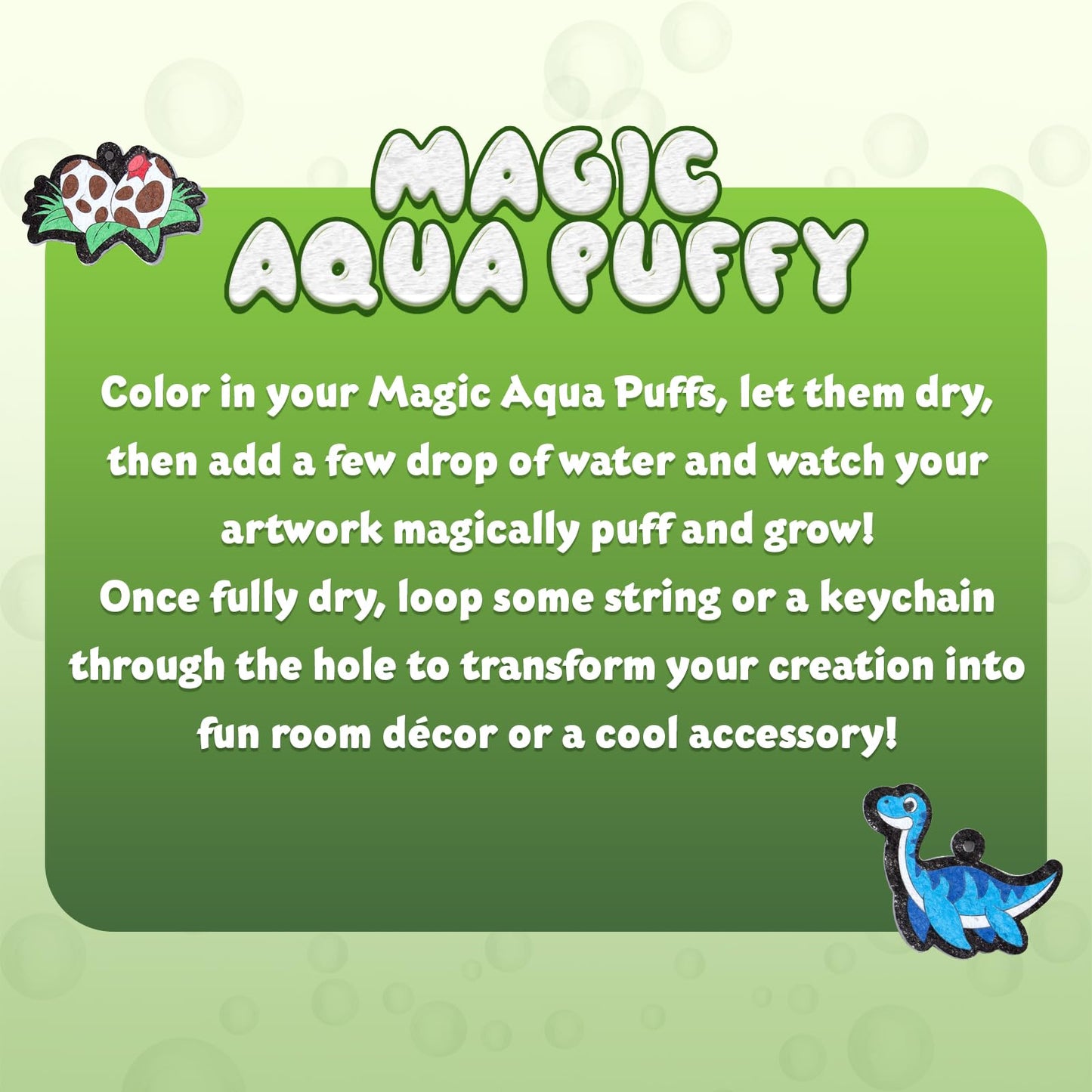 BoxNoble Magic Aqua Puffs – 3D Art Craft Kit for Kids (Ages 4–10)