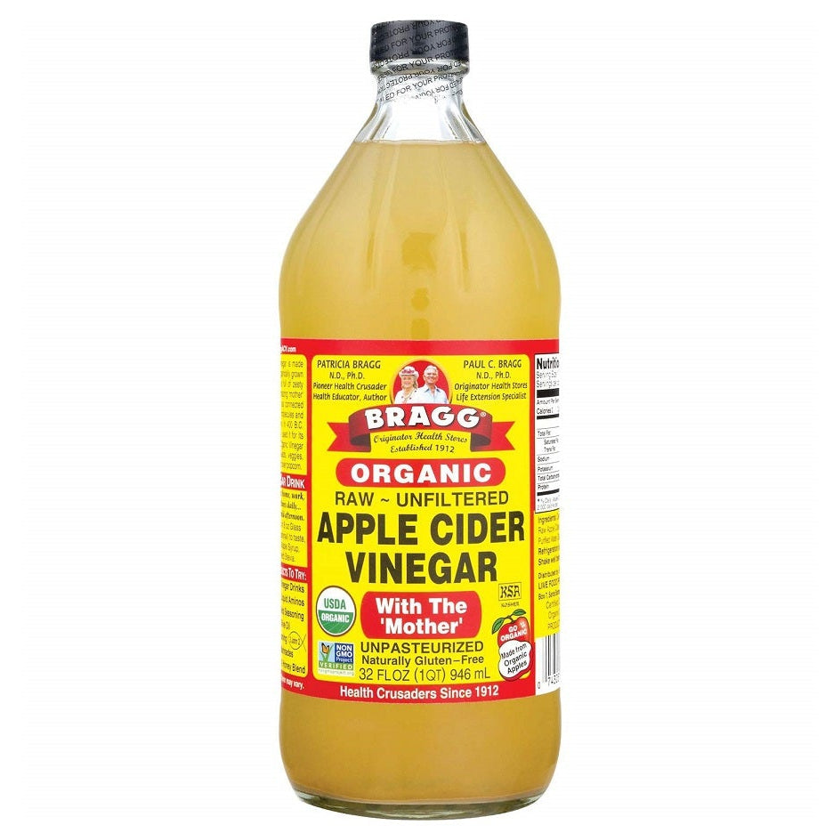 Bragg Organic Raw Unfiltered Apple Cider Vinegar Clarifying & Balancing Face Cleanser for Radiant Skin 473ml