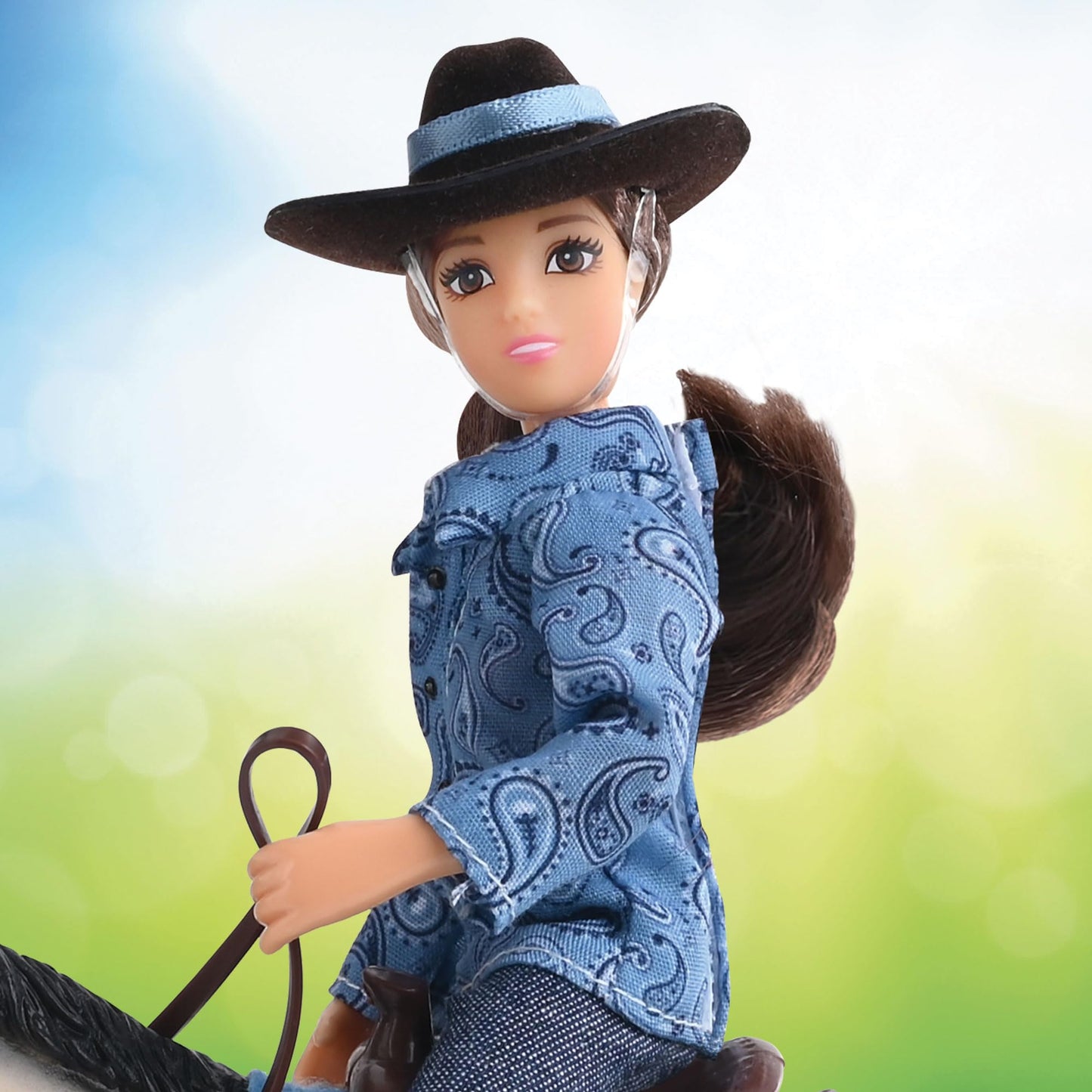 Breyer Freedom Series Western Horse and Rider | 1:12 Scale Model (61155)