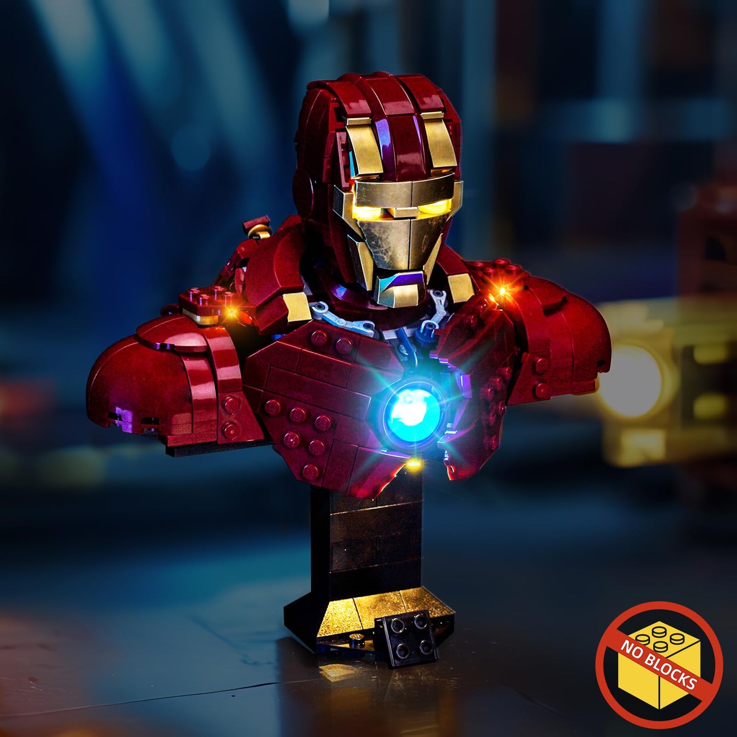 BrickBling LED Light for Lego Iron Man MK4 Bust (Light Only)
