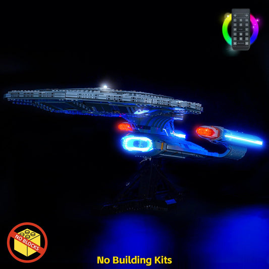 BrickBling LED Light Kit for Lego U.S.S. Enterprise NCC-1701-D (10356) – Light Only