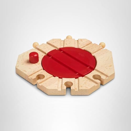 BRIO World 33361 Mechanical Turntable | Interactive Train Accessory for Creative Play