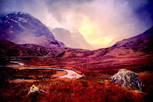 A Brooding Glencoe | Statement Interior Wall Art from Scotland