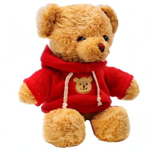 BSVOME 11.8-Inch Red Teddy Bear Plush – Soft Stuffed Bear for Kids & Gifting