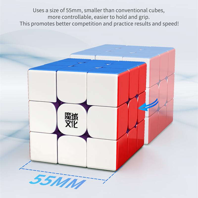 Bukefuno Moyu Weilong WRM 2021 MagLev 3x3 Cube – Stickerless Flagship 55mm