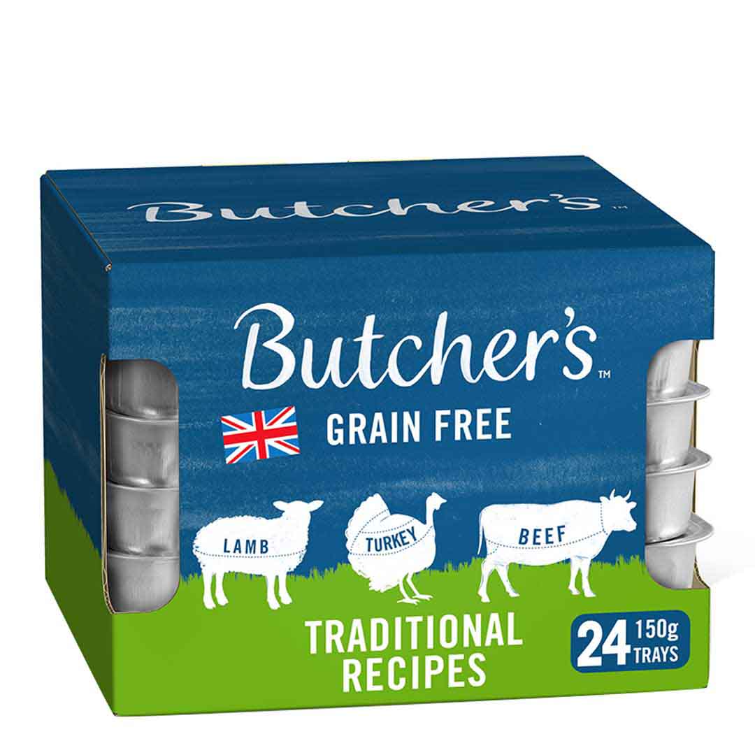 Butcher's Traditional Recipes Dog Food Trays – 12 x 150g / 24 x 150g