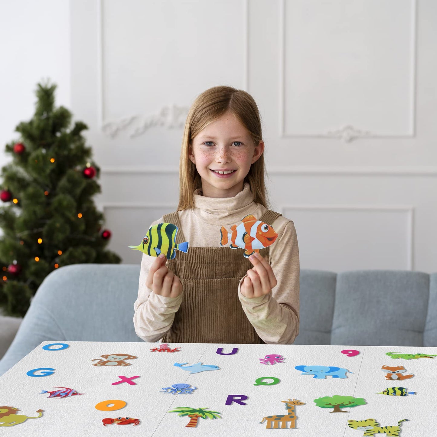 BXI 30-Pcs Ocean Felt Board Story Pieces Set – Marine Life Figures for Preschool