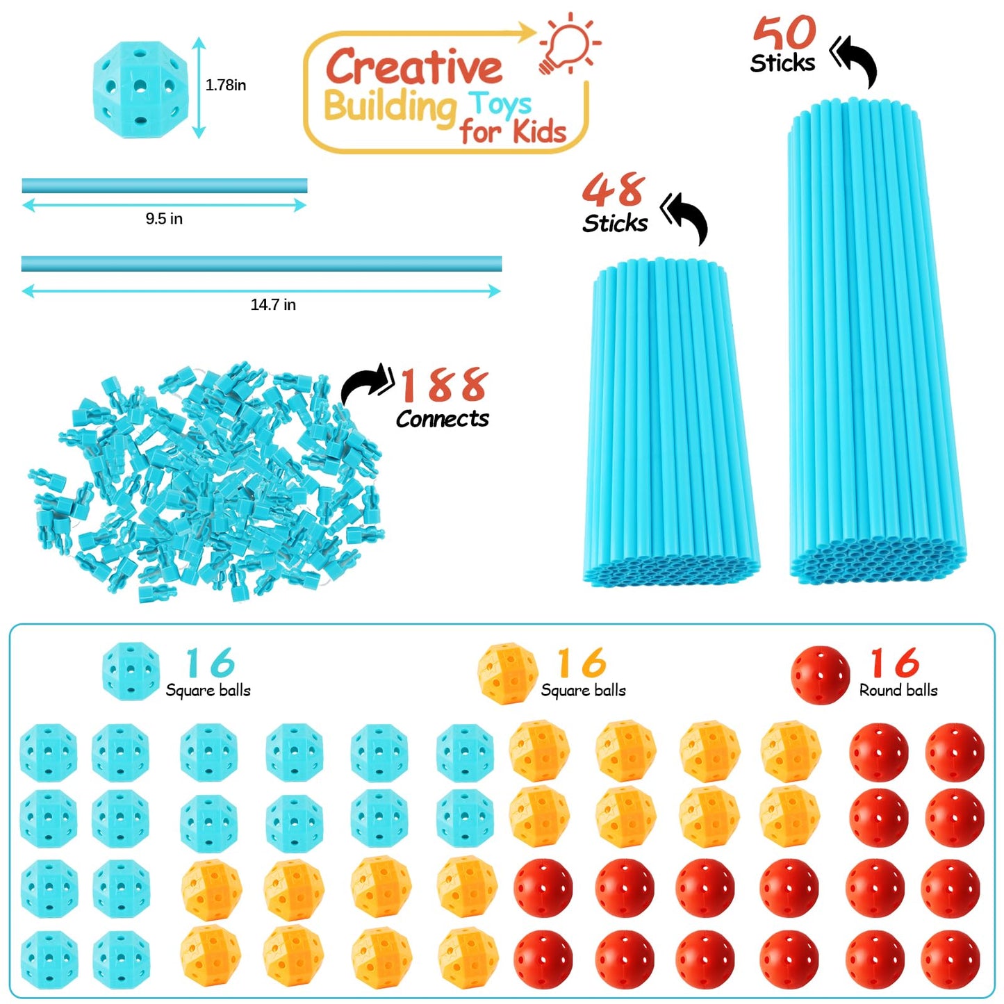 BZseed Fort Building Kit for Kids – 140-Piece STEM Construction Toy (Indoor & Outdoor)
