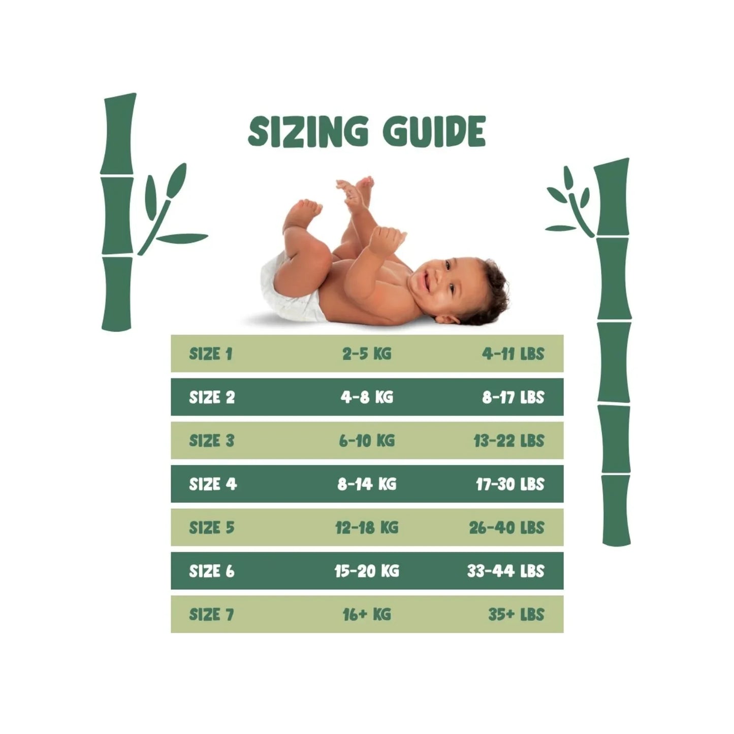 Naty Bamboo Viscose Baby Nappies Size 1 - 22 nappies