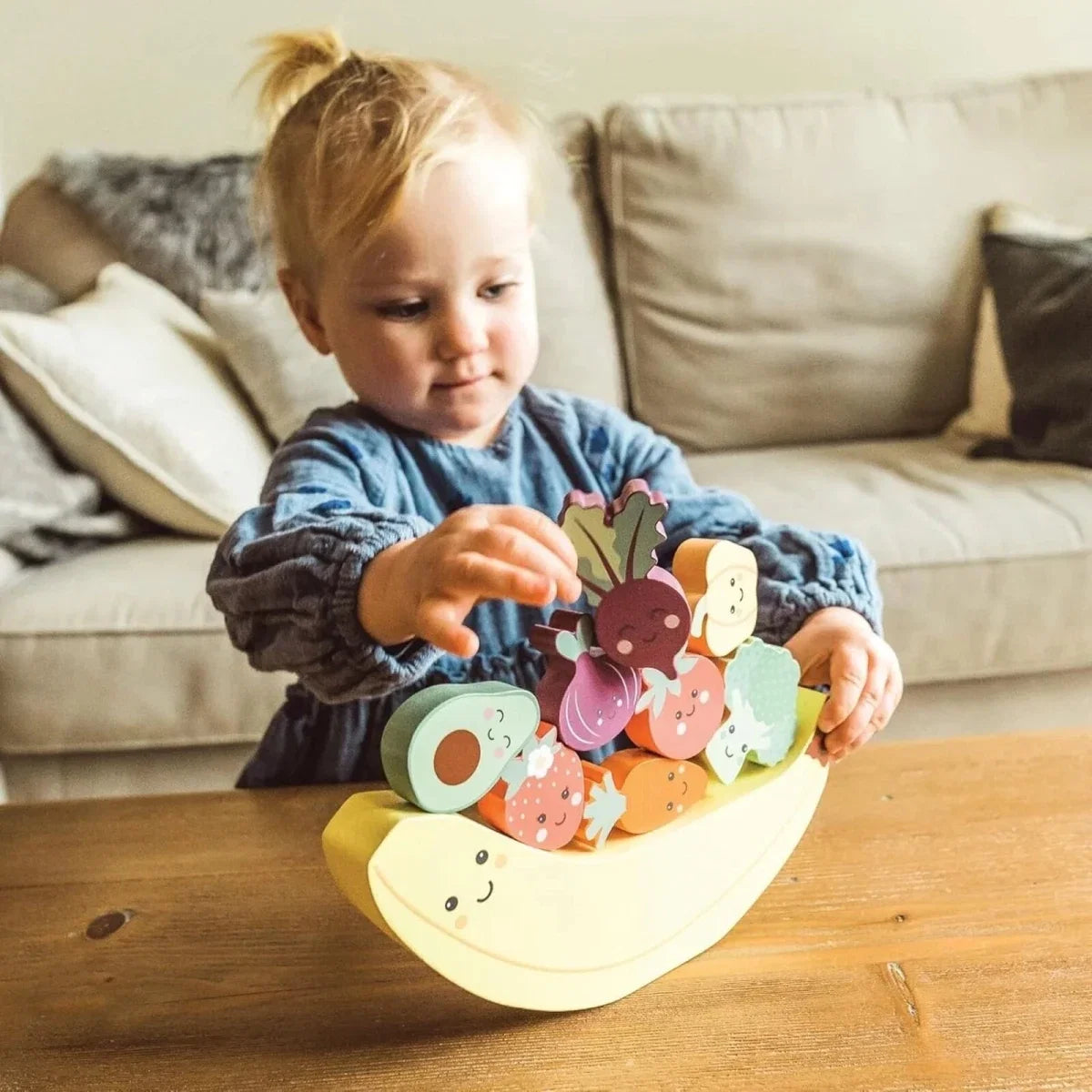 Orange Tree Toys Happy Veggies & Friends Balancing Game