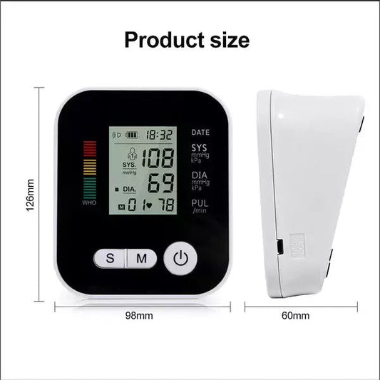 2025 Digital Automatic Blood Pressure Monitor Upper Arm BP Machine Heart Rate-UK