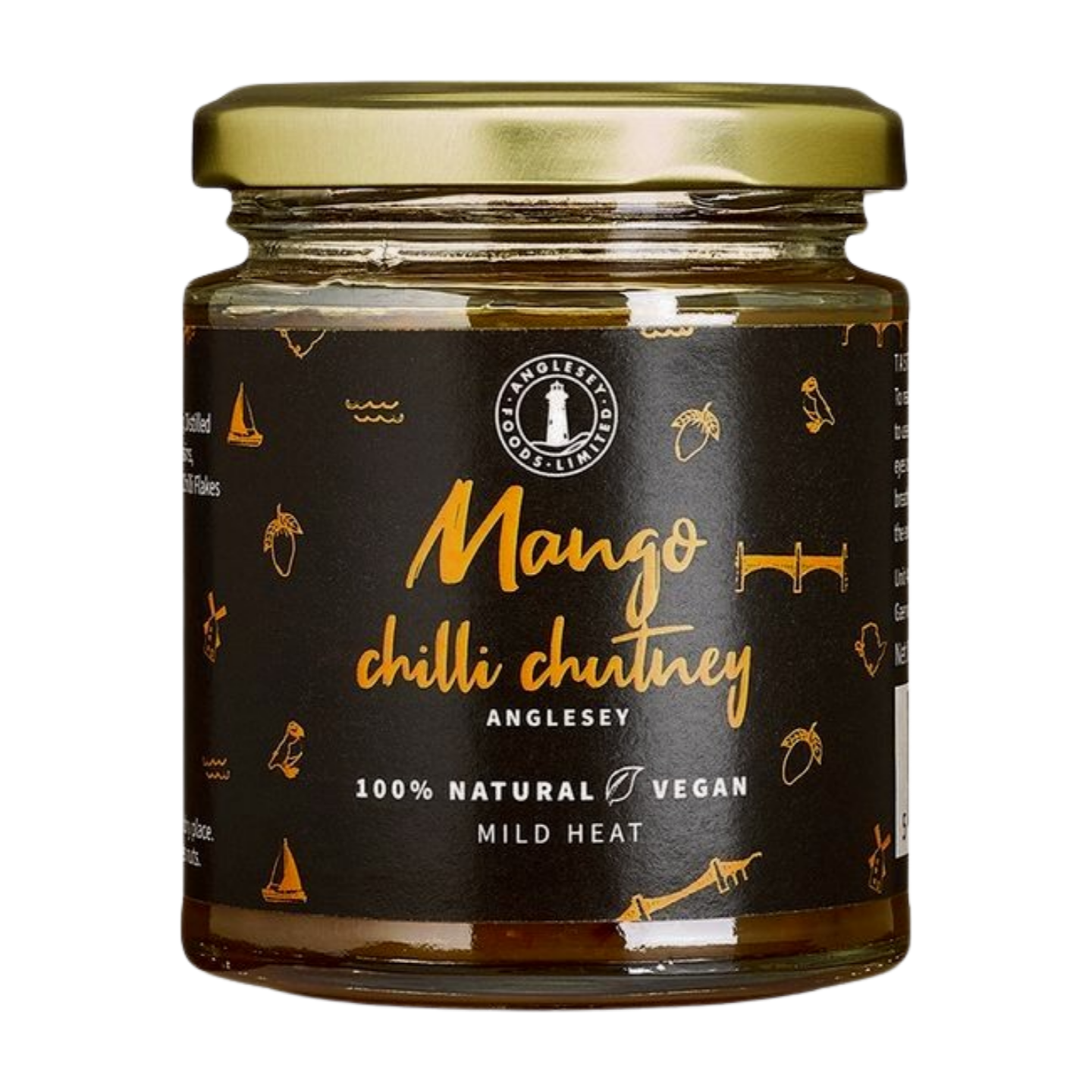 Anglesey Foods Mild Heat Mango Chilli Chutney (174g)