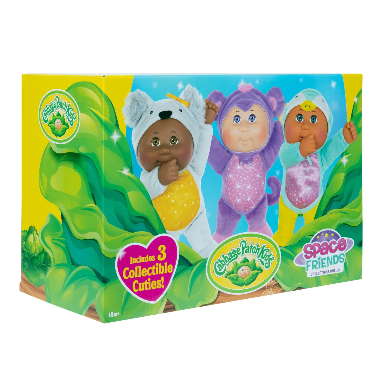 Cabbage Patch Kids Space Friends 3-Pack - 9-Inch Collectible Cuties: Mercury Monkey, Pluto Penguin, Nova Koala - Amazon Exclusive