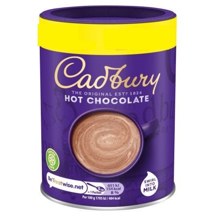 Cadbury Original Drinking Hot Chocolate PMP 250g (Case of 6)