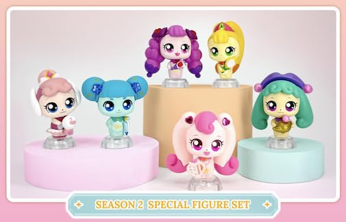 Caincosmetic Catch Teenieping Season 2 Figure Set – 6 Mini Figures for Collectors