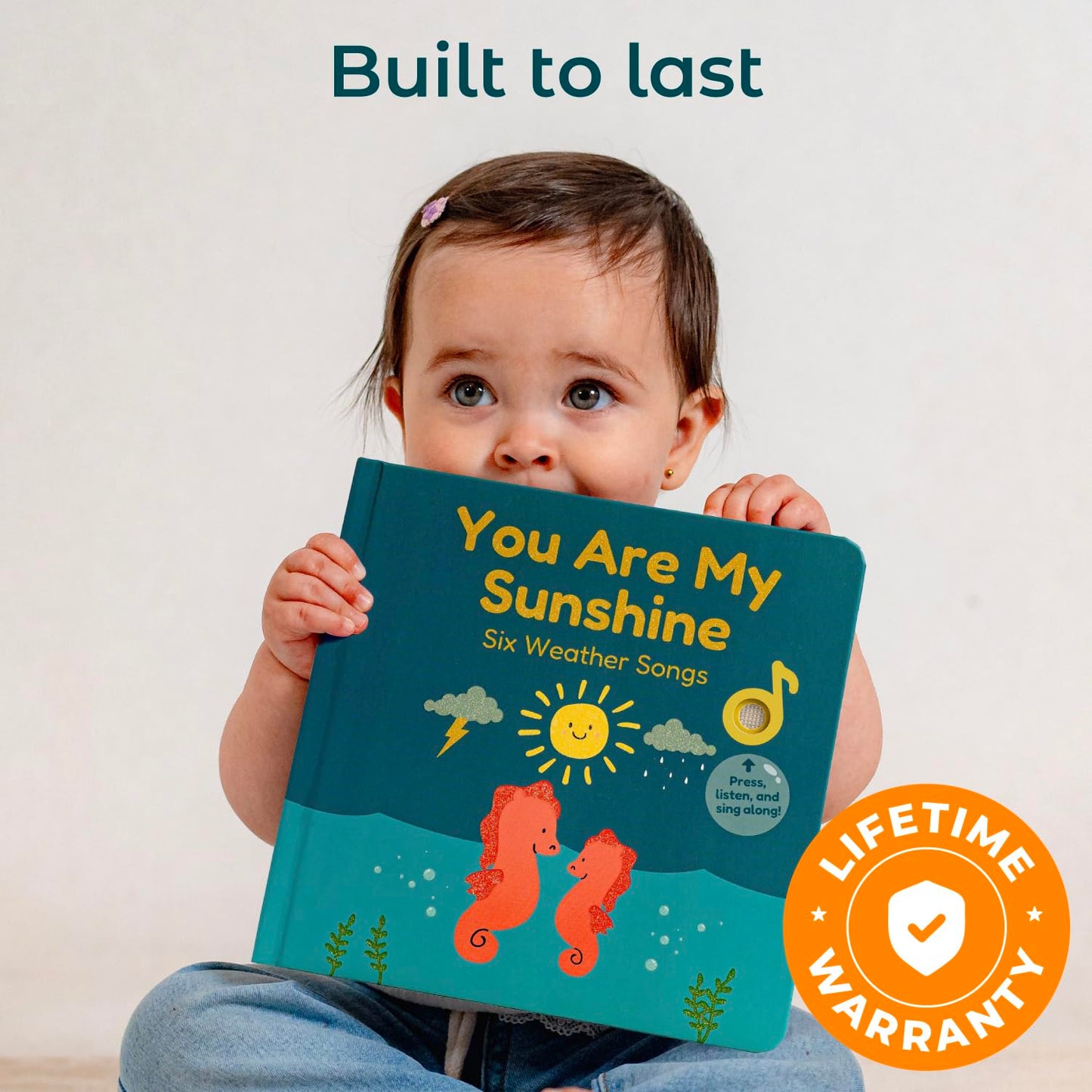 Cali's Books You Are My Sunshine Music Book for Toddlers | Interactive Nursery Rhymes