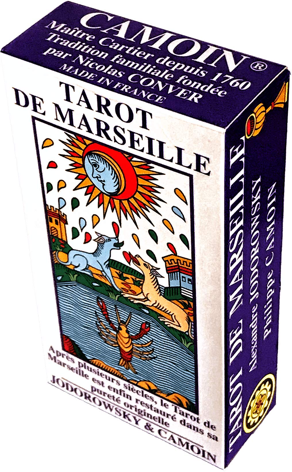 CAMOIN Tarot of Marseille Jodorowsky Deck – 78-Card Marseille Tarot