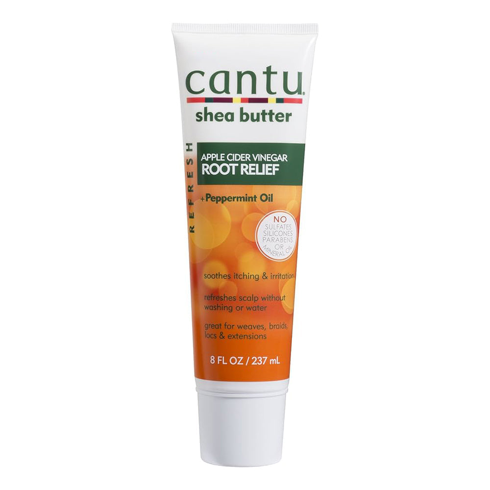 Cantu Apple Cider Vinegar Root Relief 8 oz / 237 ml - For Soothing Itchy Scalps & Protective Styles