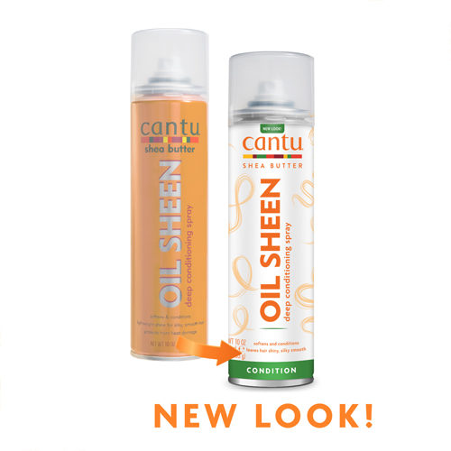 Cantu Oil Sheen Deep Conditioning Spray 10 oz / 283 gm - For Lustrous Shine & Moisturized Hair