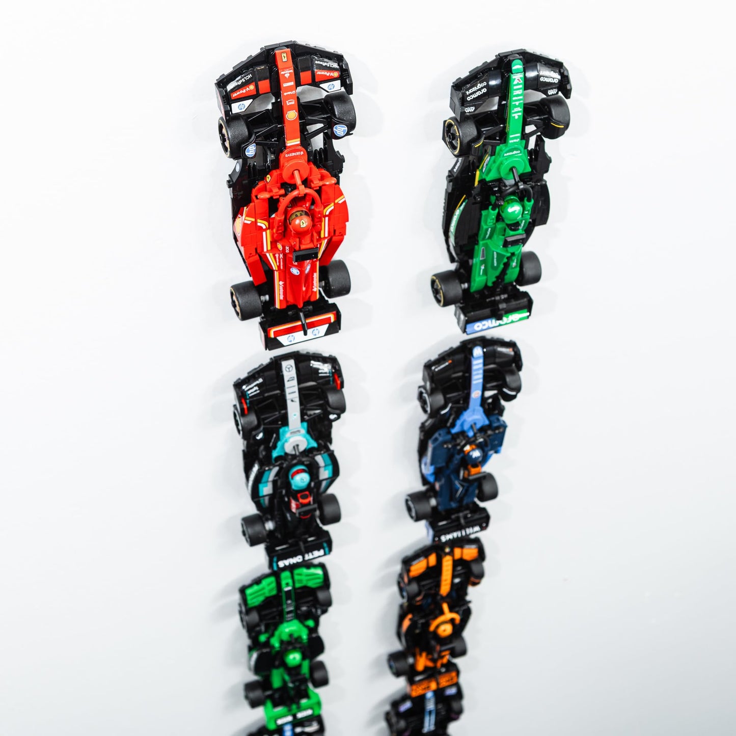 Capricorn Goods Wall Mount Hook for Speed Champions Cars – 12-Pack Display Bracket (8-Wide, UK-Made)