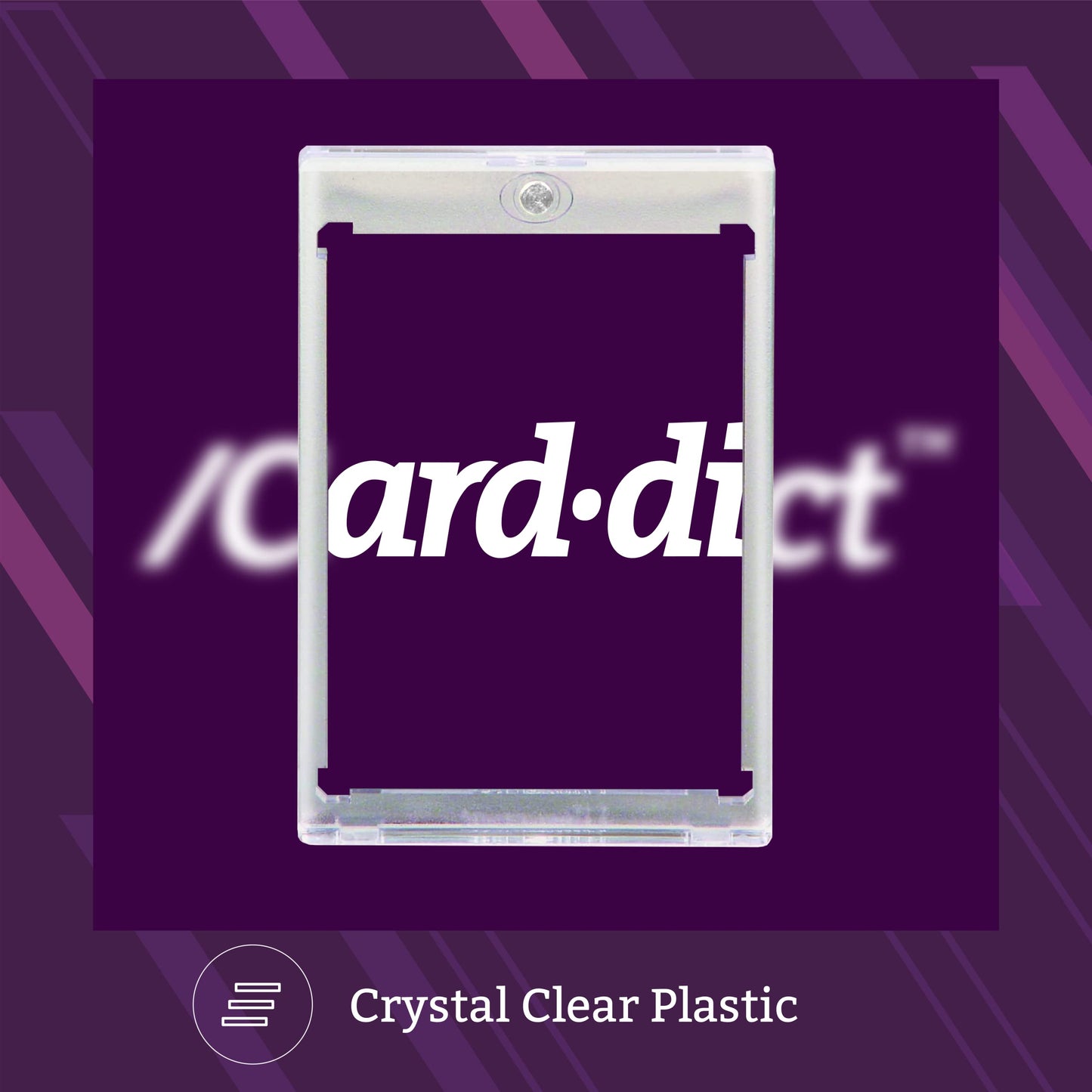 CARD·DICT 25ct Magnetic Card Holder — One-Touch Closure for Trading Cards