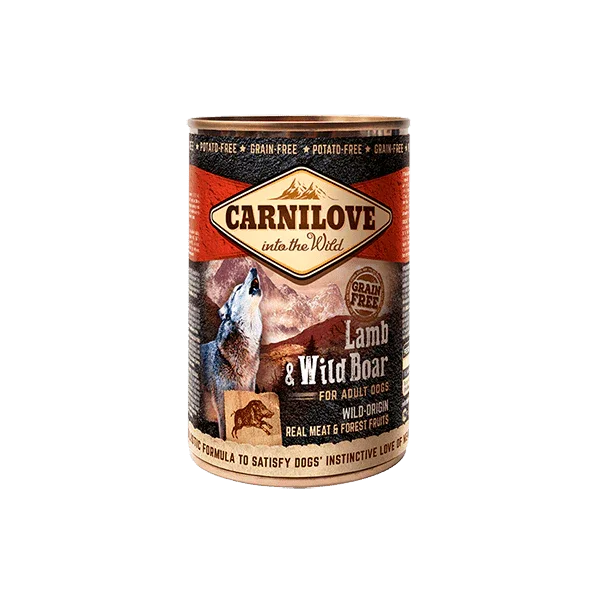 Carnilove Lamb & Wild Boar Wet Dog Food 400g