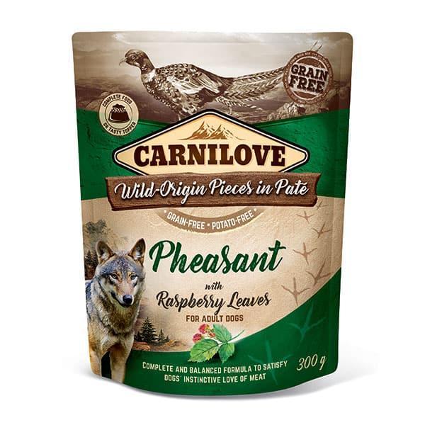 Carnilove Pheasant with Raspberry Leaves Wet Dog Food 12 x 300g