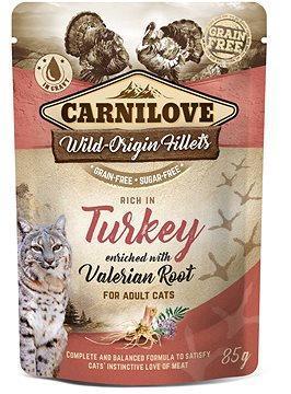 Carnilove Rich in Turkey Enriched with Valerian Root Wet Cat Food 85g Pouch