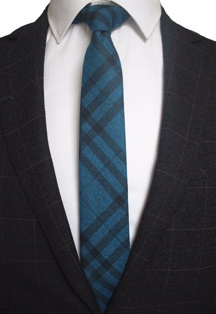 Cashmere Wool Tie Handmade Slim Neck Tie