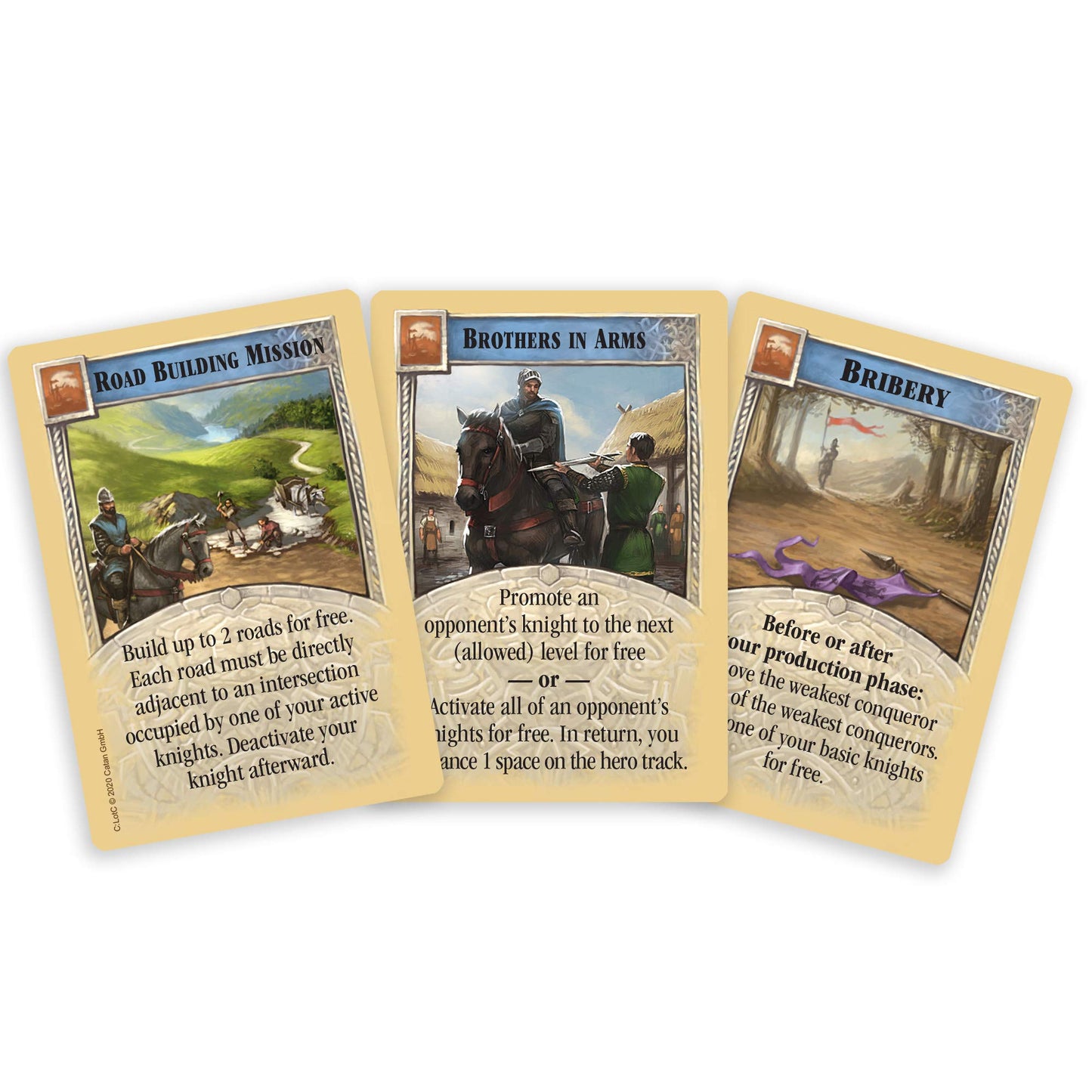 CATAN Legend of the Conquerors Scenario Expansion – Defend Catan with Knights & Cannons (3–4 Players, 120 Min)